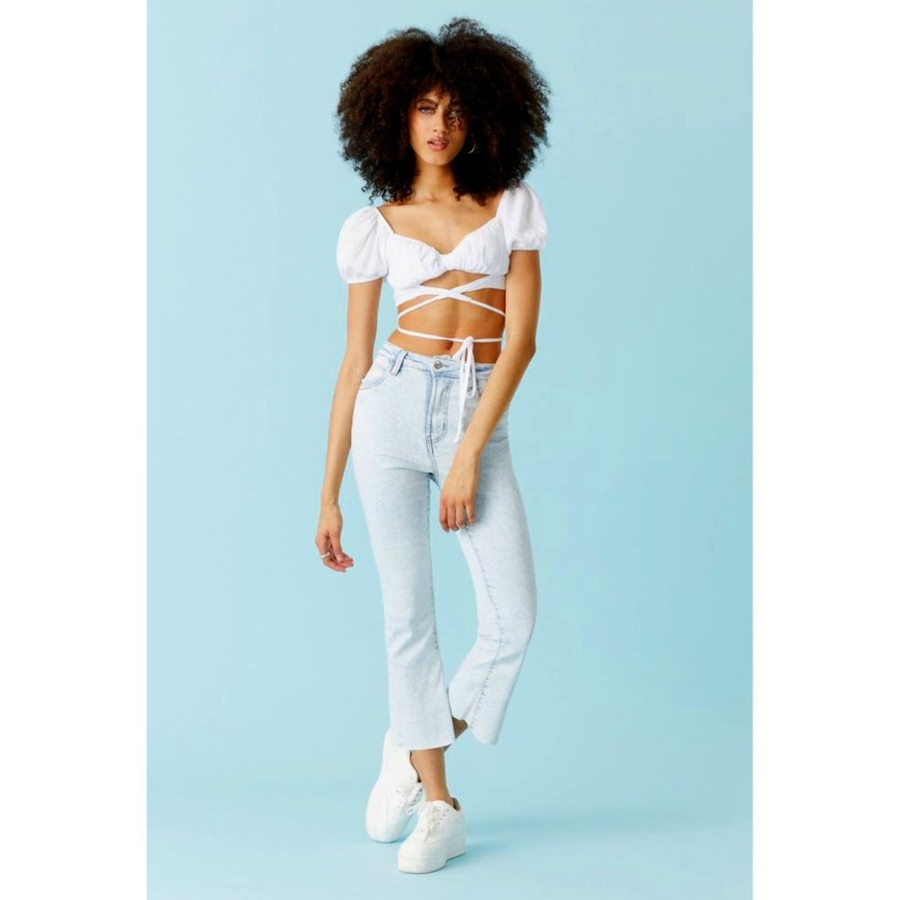 Urban Planet Refuge Light Wash Flare Jeans | US 5